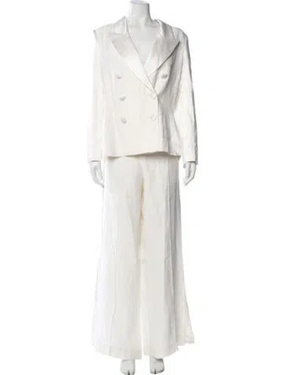 Pre-owned Ted Baker Pantsuit In White
