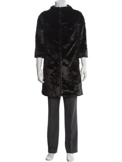 Pre-owned Ted Baker Parka In Black