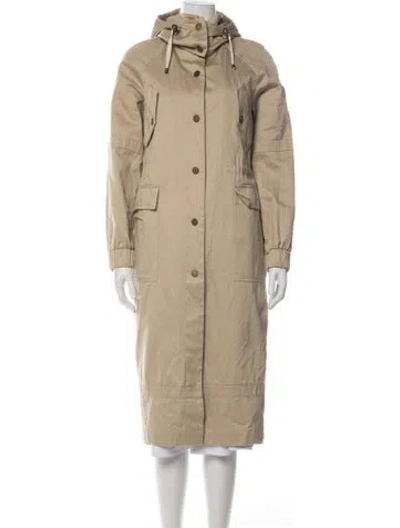 Pre-owned Ted Baker Parka In Neutrals