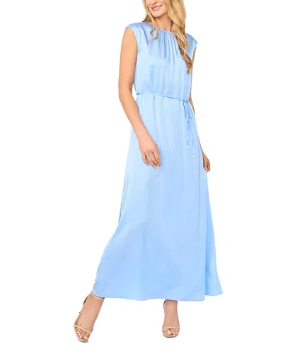 Ted Baker Parker Gathered Neck Maxi Dress In Blue