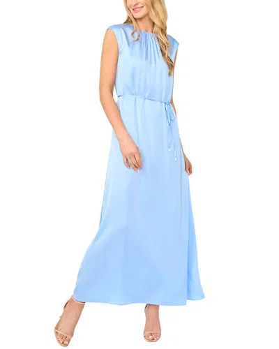 Ted Baker Parker Gathered Neck Maxi Dress In Blue