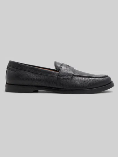 Ted Baker Parliament Penny Loafers In Black