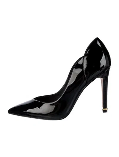 Pre-owned Ted Baker Patent Leather Pumps In Black