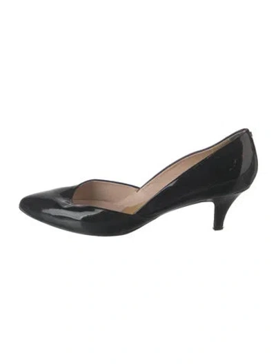 Pre-owned Ted Baker Patent Leather Pumps In Black