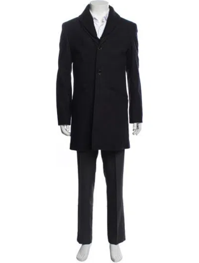 Pre-owned Ted Baker Patterned Blazer In Blue