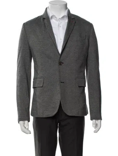 Pre-owned Ted Baker Patterned Jacket In Grey