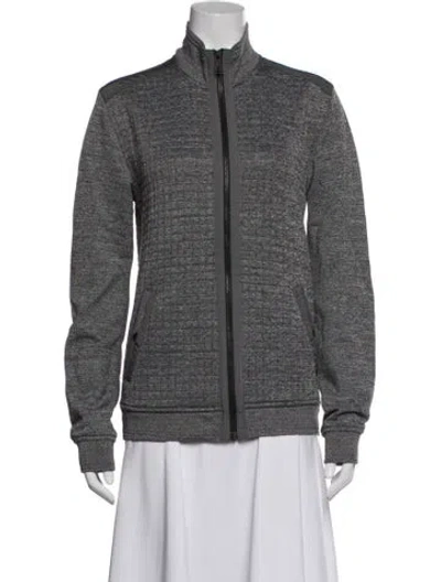 Pre-owned Ted Baker Patterned Jacket In Grey