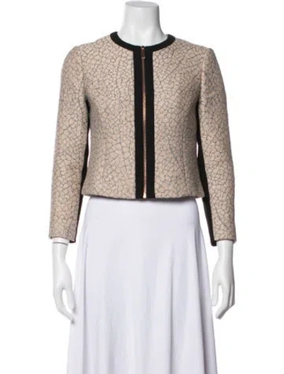 Pre-owned Ted Baker Patterned Jacket In Neutral