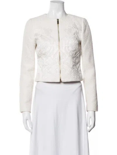 Pre-owned Ted Baker Patterned Jacket In Neutrals