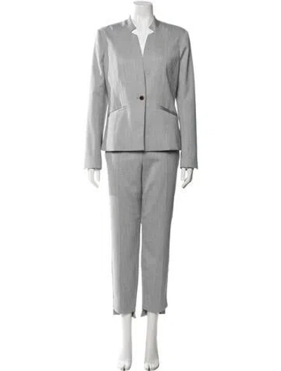 Pre-owned Ted Baker Patterned Pantsuit In Grey