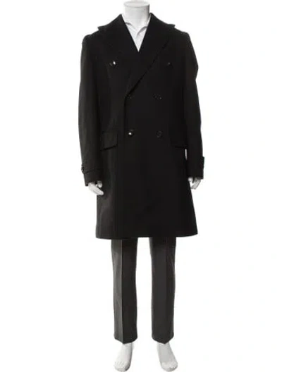 Pre-owned Ted Baker Peacoat In Black