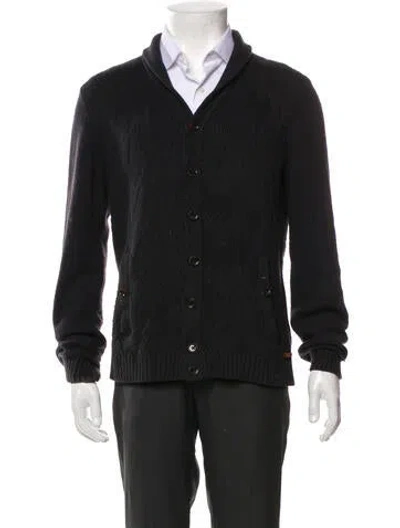 Pre-owned Ted Baker Peacoat In Blue