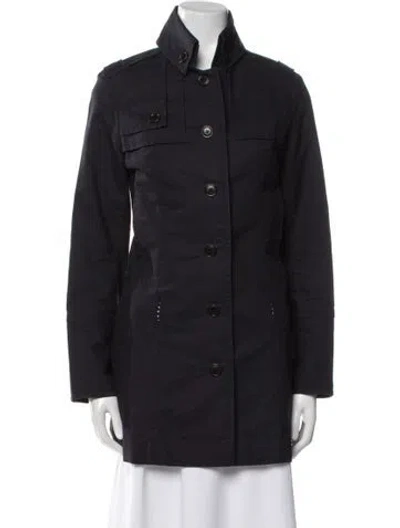 Pre-owned Ted Baker Peacoat In Blue