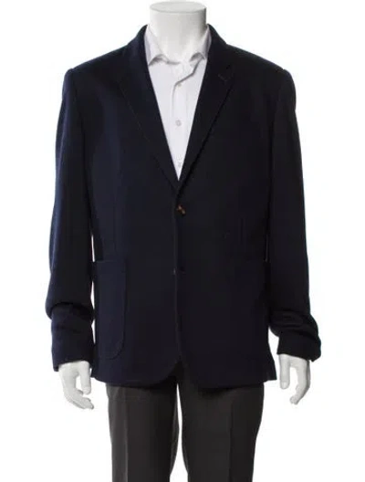 Pre-owned Ted Baker Peacoat In Blue