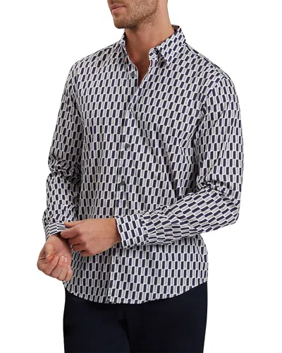 Ted Baker Pearso Regular Fit Shirt In Navy