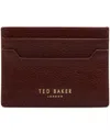 Ted Baker Pebble Cognac Leather Wallet In Brown