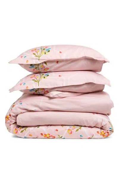 Ted Baker Peppermint Comforter & Sham Set In Pink