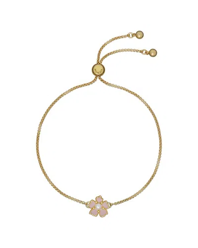 Ted Baker Petial Painted Petals Bracelet In Gold