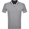 Ted Baker Phenes Textured Polo T Shirt Navy In Navy