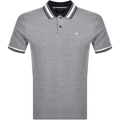 Ted Baker Phenes Textured Polo T Shirt Navy