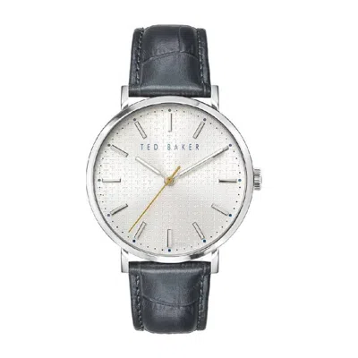 Ted Baker Phylipa Quartz Silver Dial Men's Watch Bkppgf007 In White