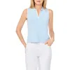 Ted Baker Piped Sleeveless Polo In Multi