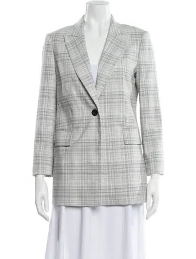 Pre-owned Ted Baker Plaid Print Blazer In Multi