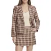 Ted Baker Plaid Suiting Skort In Multi