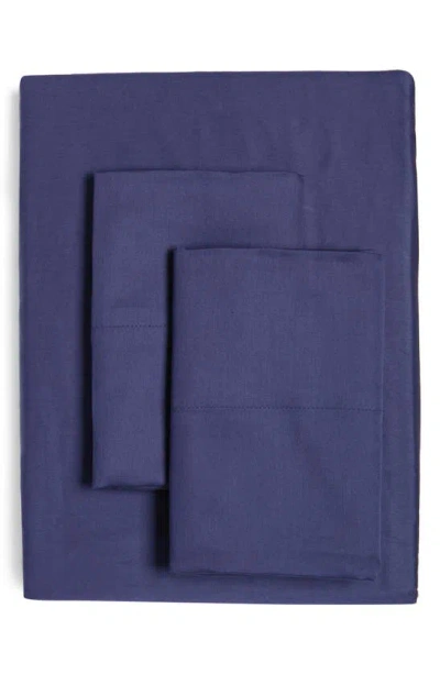 Ted Baker Plain Dye Collection Sheet Set In Blue