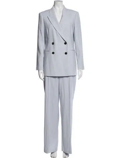 Pre-owned Ted Baker Pleated Accents Pantsuit W/ Tags In Blue