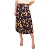 Ted Baker Pleated Midi Skirt In Blue
