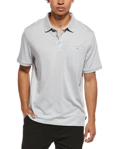 Ted Baker Pocket Polo Shirt In Gray