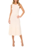 Ted Baker Pointelle Sleeveless Sweater Dress In Neutral