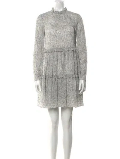 Pre-owned Ted Baker Polka Dot Print Mini Dress In Multi