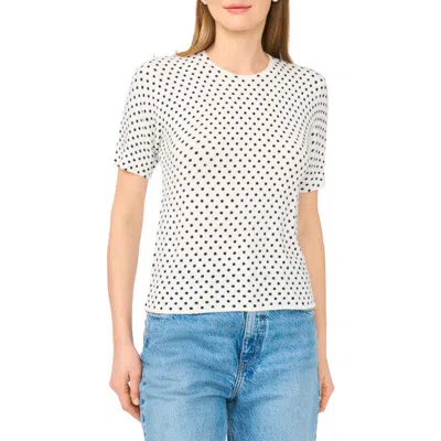 Ted Baker Polka Dot Short Sleeve Sweater In Blue
