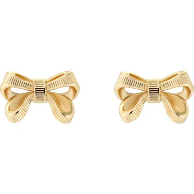 Ted Baker Pollay Petite Bow Stud Earrings In Gold Tone