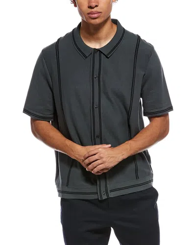 Ted Baker Polo Shirt In Gray