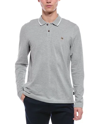 Ted Baker Polo Shirt In Gray
