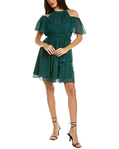 Ted Baker Poppio Mini Dress In Green