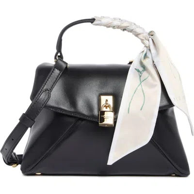 Ted Baker Poppy 2.0 Leather Handheld Bag In Black