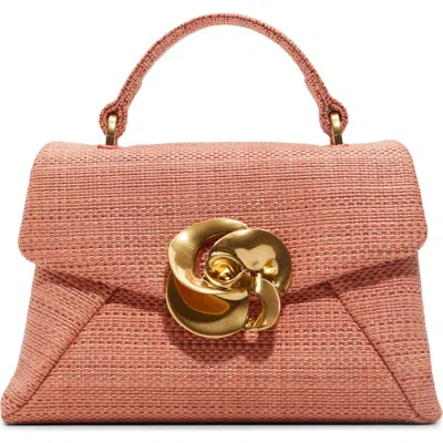 Ted Baker Poppy Rose Top Handle Satchel In Coral