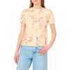 Ted Baker Print Crewneck T-shirt In Multi