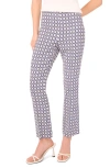 Ted Baker Print Straight Leg Pants In White