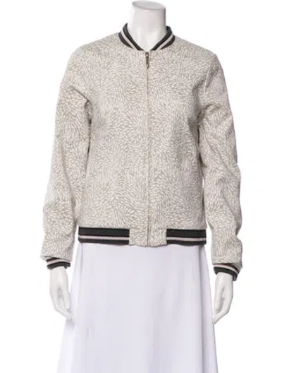 Pre-owned Ted Baker Printed Bomber Jacket In Multi