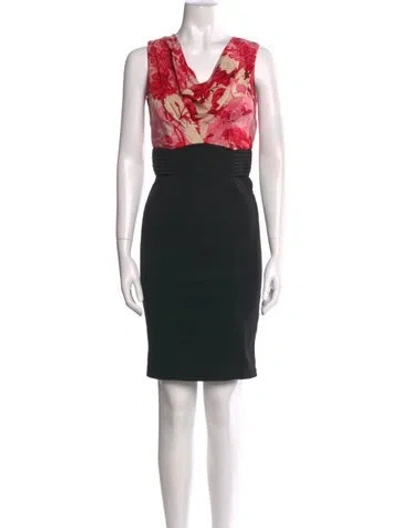 Pre-owned Ted Baker Printed Knee-length Dress