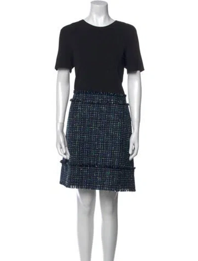 Pre-owned Ted Baker Printed Knee-length Dress In Multi