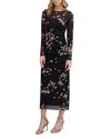 Ted Baker Printed Mesh Column Dress