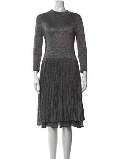 Pre-owned Ted Baker Printed Midi Length Dress
