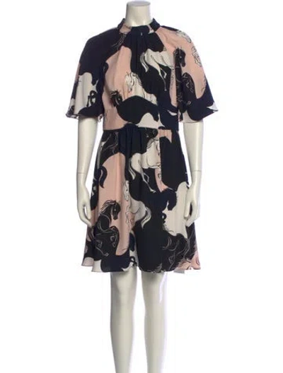 Pre-owned Ted Baker Printed Mini Dress