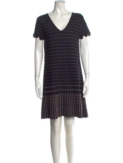 Pre-owned Ted Baker Printed Mini Dress